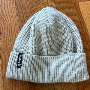 Hurley Cream Knit Beanie